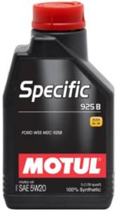 MOTUL SPECIFIC 925B 5w20 1л. синтетика, для JAGUAR & LAND-ROVER V8, 5.0л, масло моторное